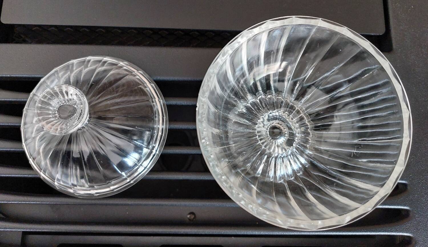 Old sugar bowl or glass candy dish