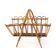 Rattan magazine rack