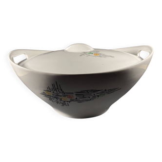 Gien Earthenware Soup Tureen – Mexico Motif