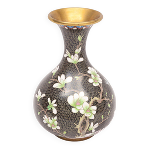 Vase chinois en laiton