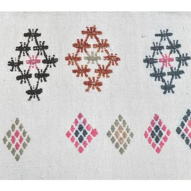 Turkish Handmade Wool Kilim Rug 57x223