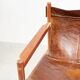 Leather 1970's Roxinho lounge chair by Michel Arnoult