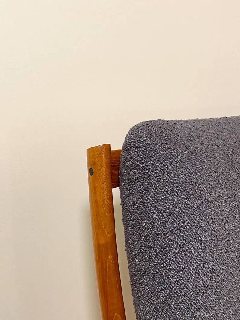 Pair of Scandinavian armchairs by Edvard Valentinsen for Fraska, Denmark 1960s.