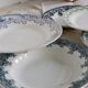 6 mismatched vintage iron earthenware plates