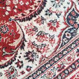 Large vintage carpet pure wool Persian design 240x340cm French made