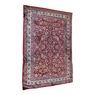 Large format burgundy red oriental Persian rug