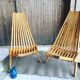 2 chilean vintage wooden