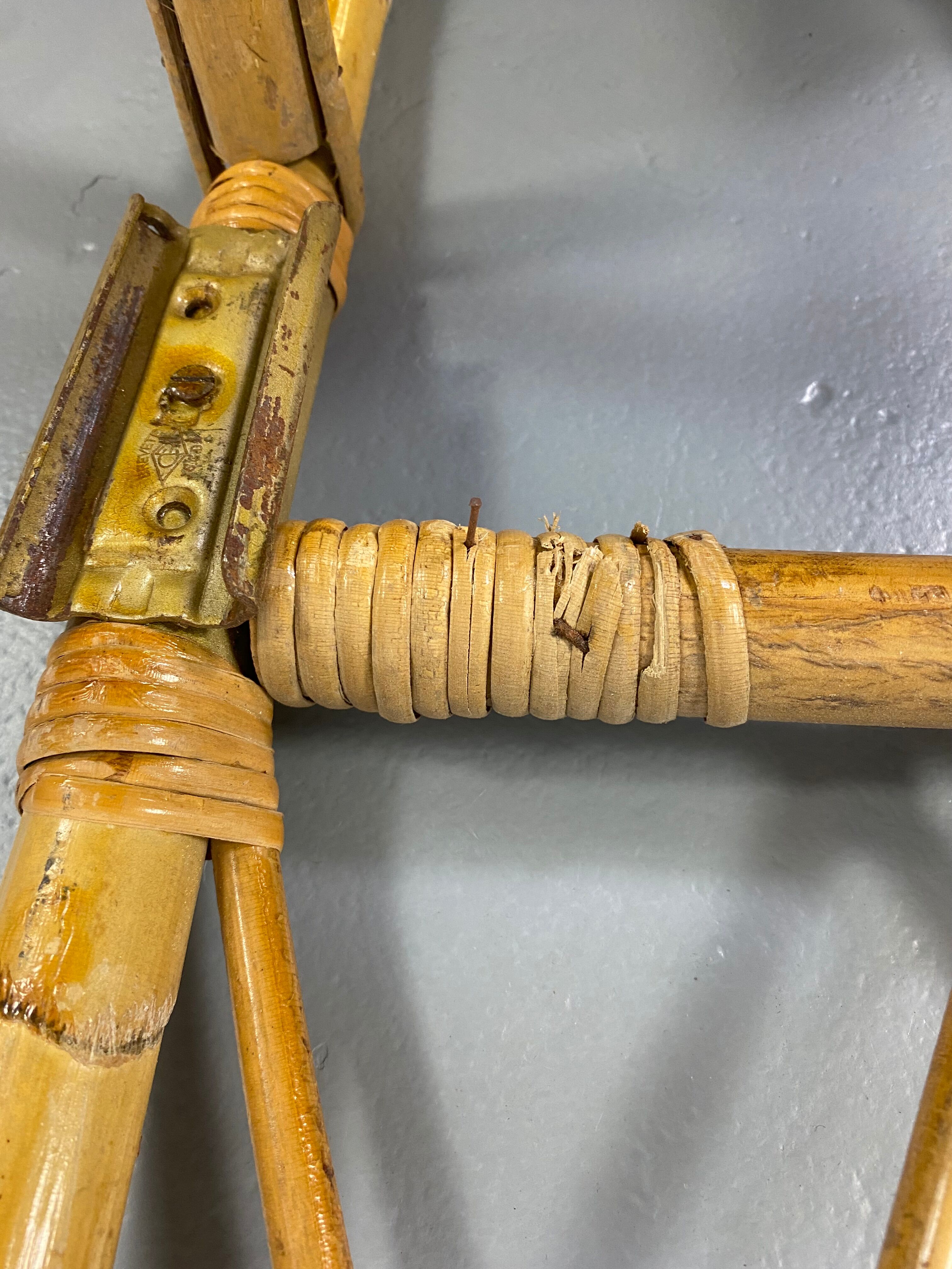 Bamboo headboard and legs