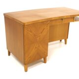 Scandinavian elm desk, by Swedish Modern, Sweden, 1940