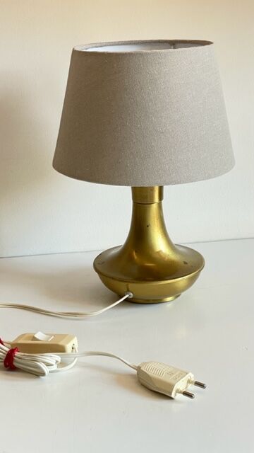 Lampe en laiton vintage