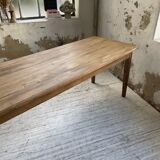 XL farmhouse table in beech and pine 3m
