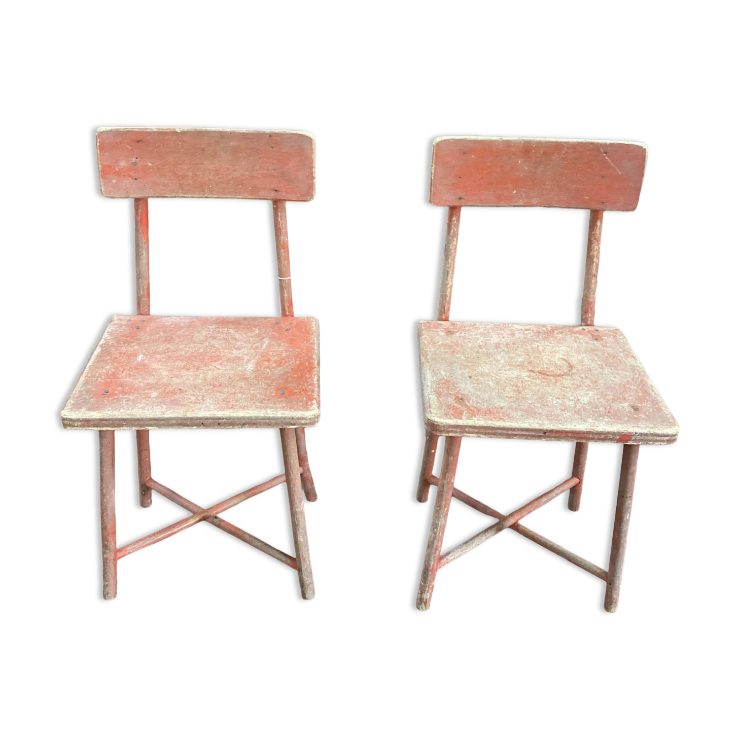 Set of 2 children's chairs