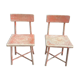 Set of 2 children's chairs