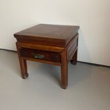 Old chinese olmen wooden cabinet with drawer