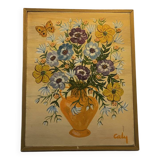 Oil on canvas by the renowned Odette Caly