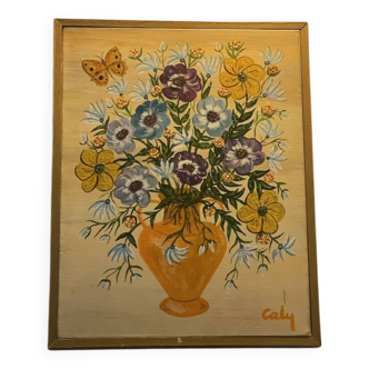 Oil on canvas by the renowned Odette Caly