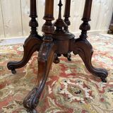 English game table - Victorian in marquetry