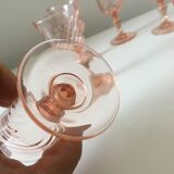 6 verres à liqueur Rosaline