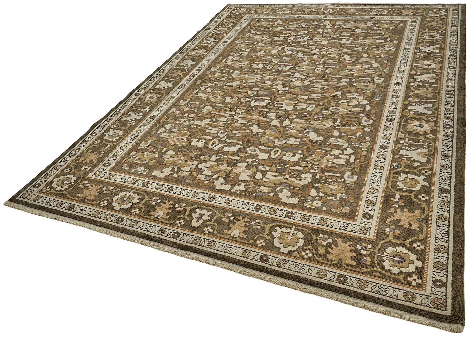 Turkish Handcrafted Loom Oushak Rug 204 cm x 304 cm