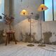 Pair of SCE floor lamps articulated brass 70s