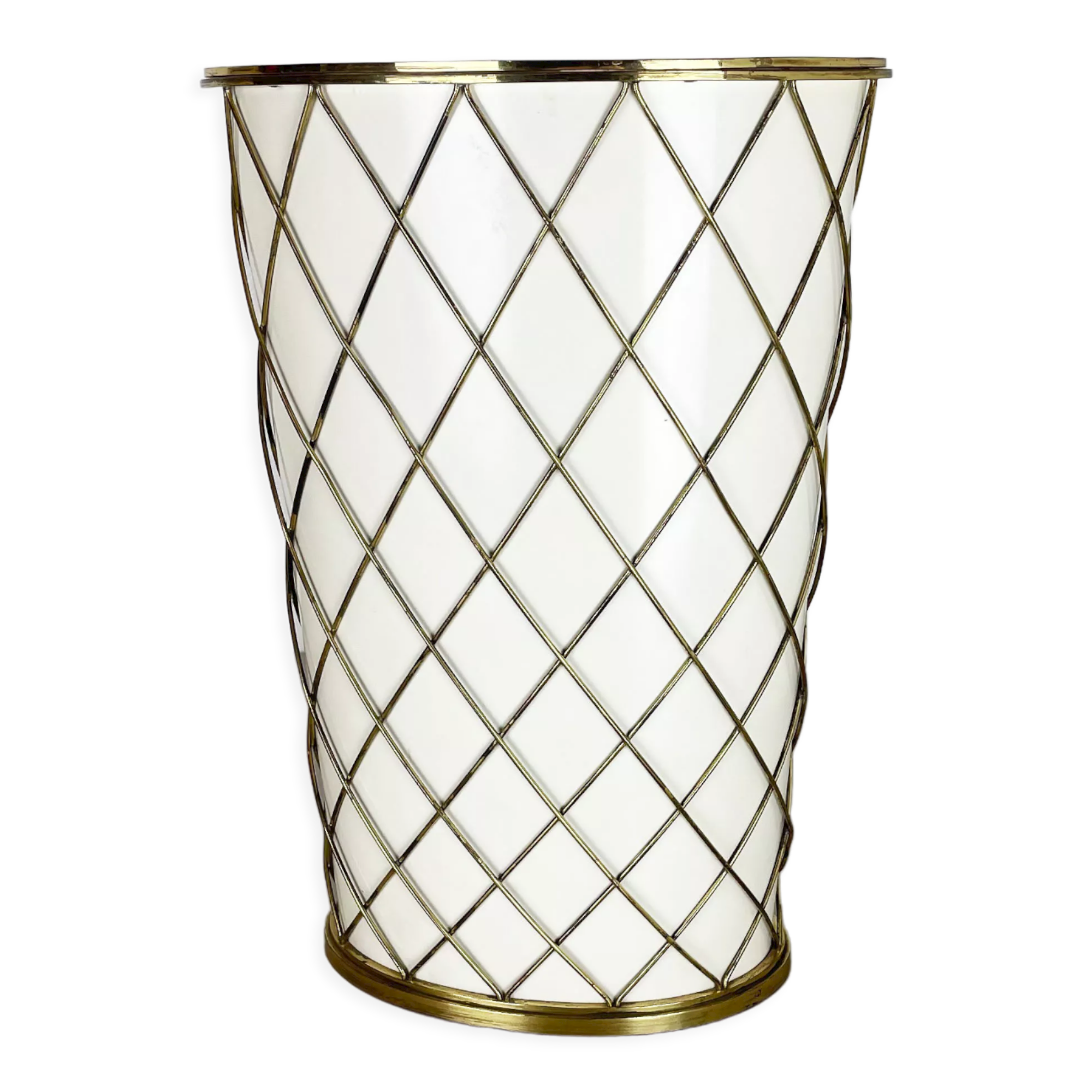 Original 1950s brass Umbrella Stand by Vereinigte Werkstätten München, Germany