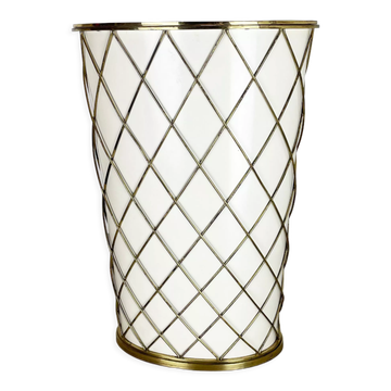 Original 1950s brass Umbrella Stand by Vereinigte Werkstätten München, Germany