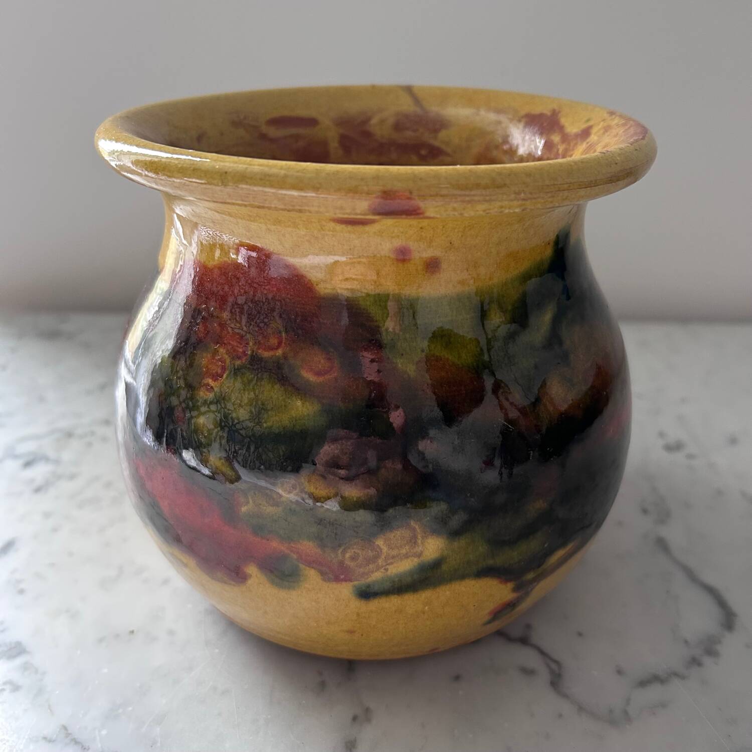 Petite jarre provençale émaillée 