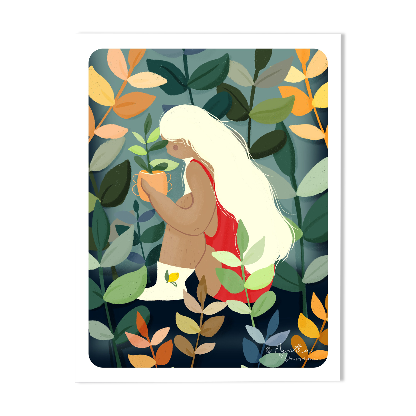 Illustration "Young Shoots" A4