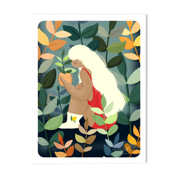 Illustration "Jeunes Pousses"  A4