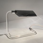 Peter hamburger, crylicord modernist crylicord desk lamp, knoll international, 1960s