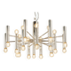 70s chandelier by Doria Leuchten