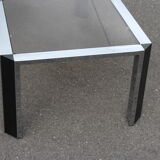 OLD VINTAGE CHROME COFFEE TABLE