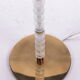 Floor lamp with glass tubes and brass details, 1960s