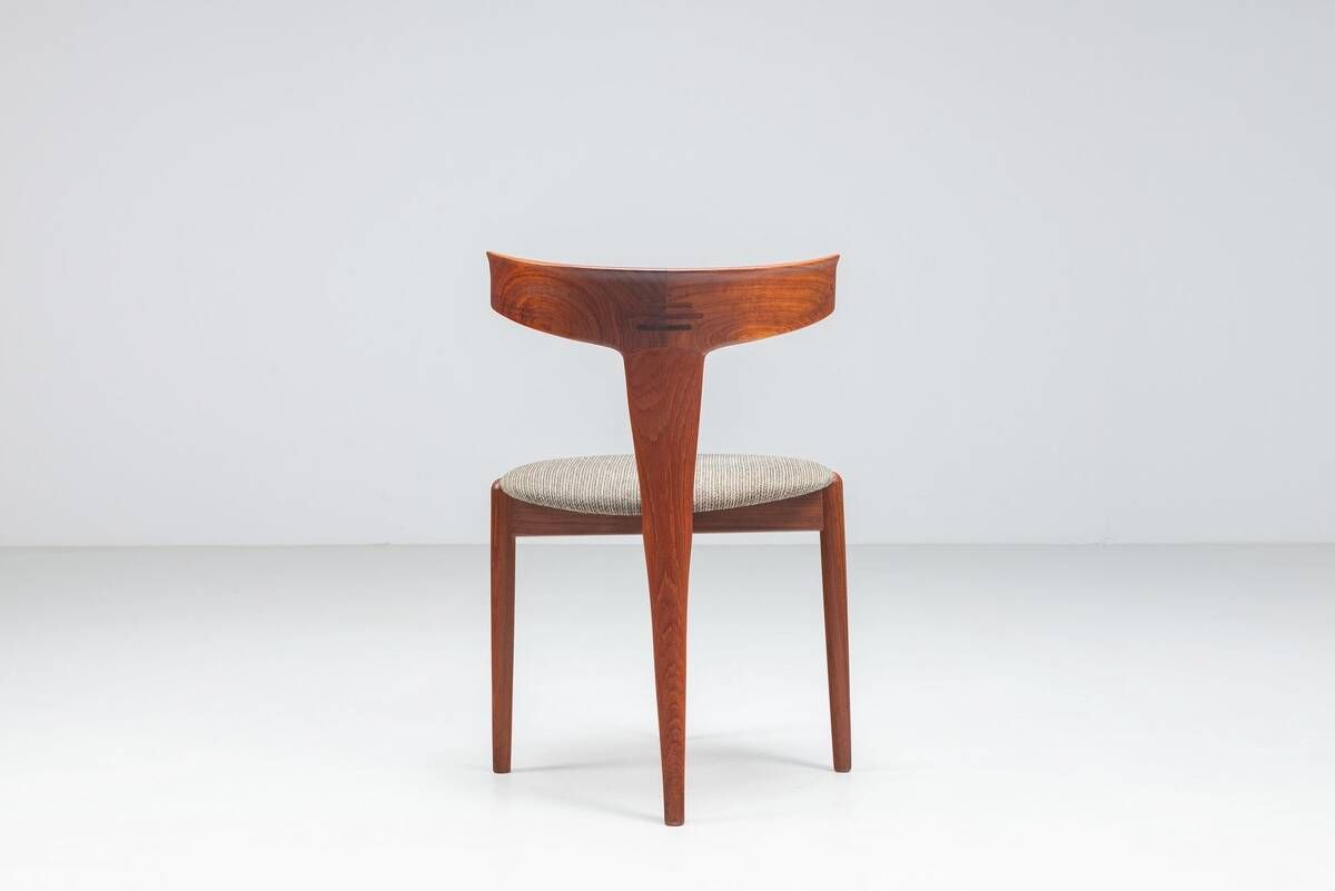 Erik Andersen & Palle Pedersen T-chair model 68 in teak Randers Denmark 1960