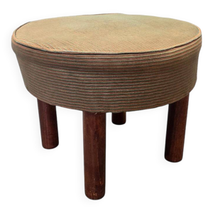 Tabouret, repose-pied - tissu