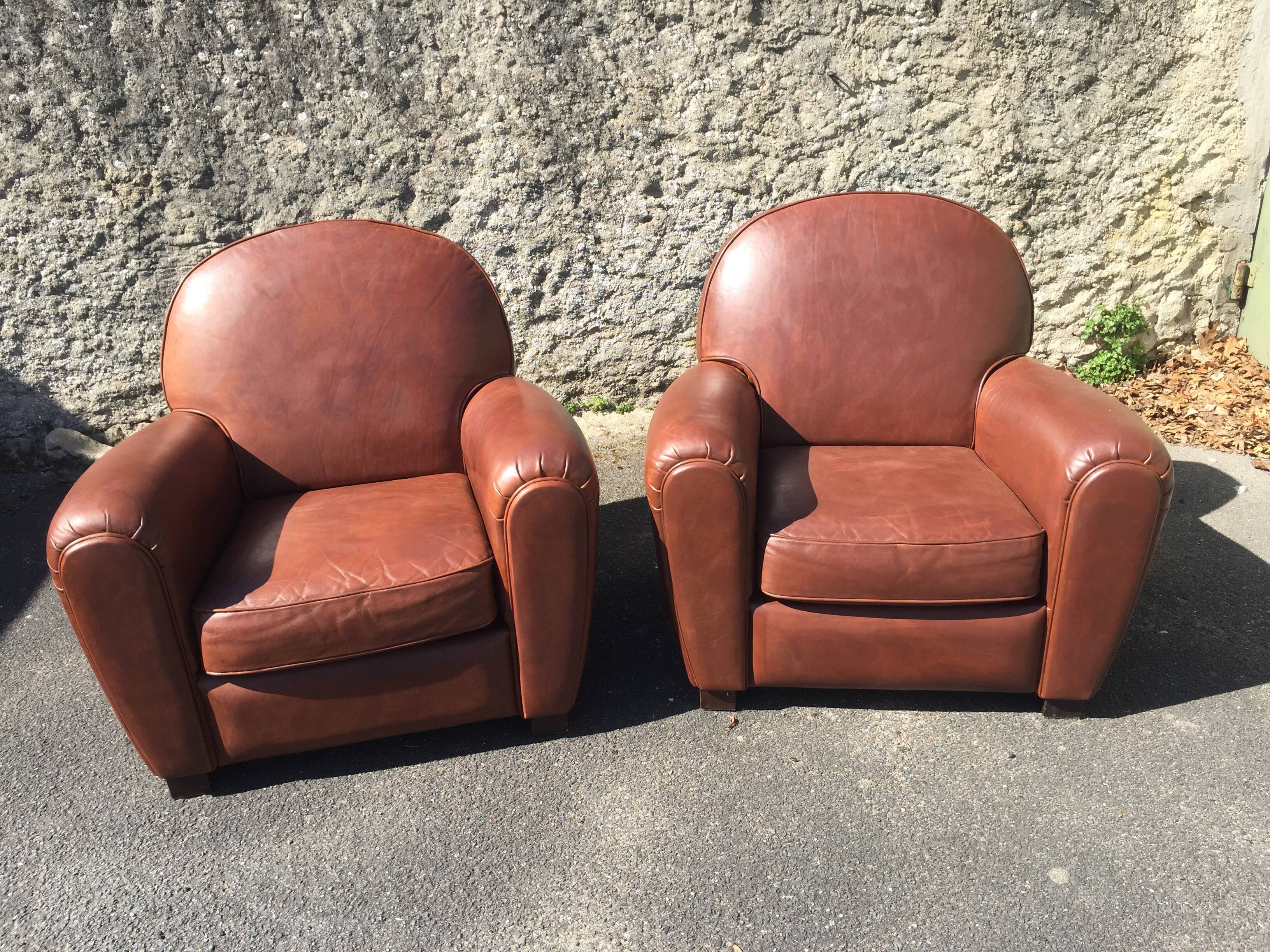 Pair of club chairs 1930