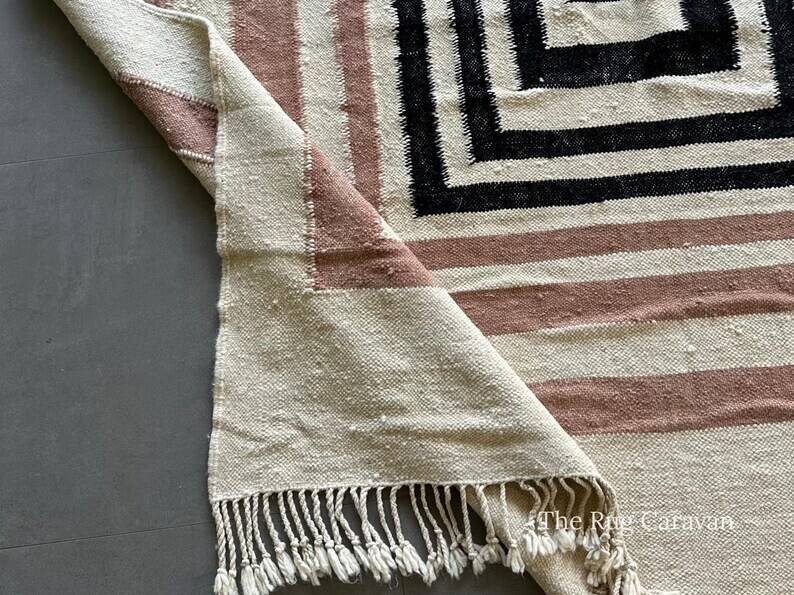 Flat Weave Moroccan Rug Geometric Berber 150/250cm