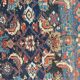Handmade old Kurdish Persian carpet 135x276 cm