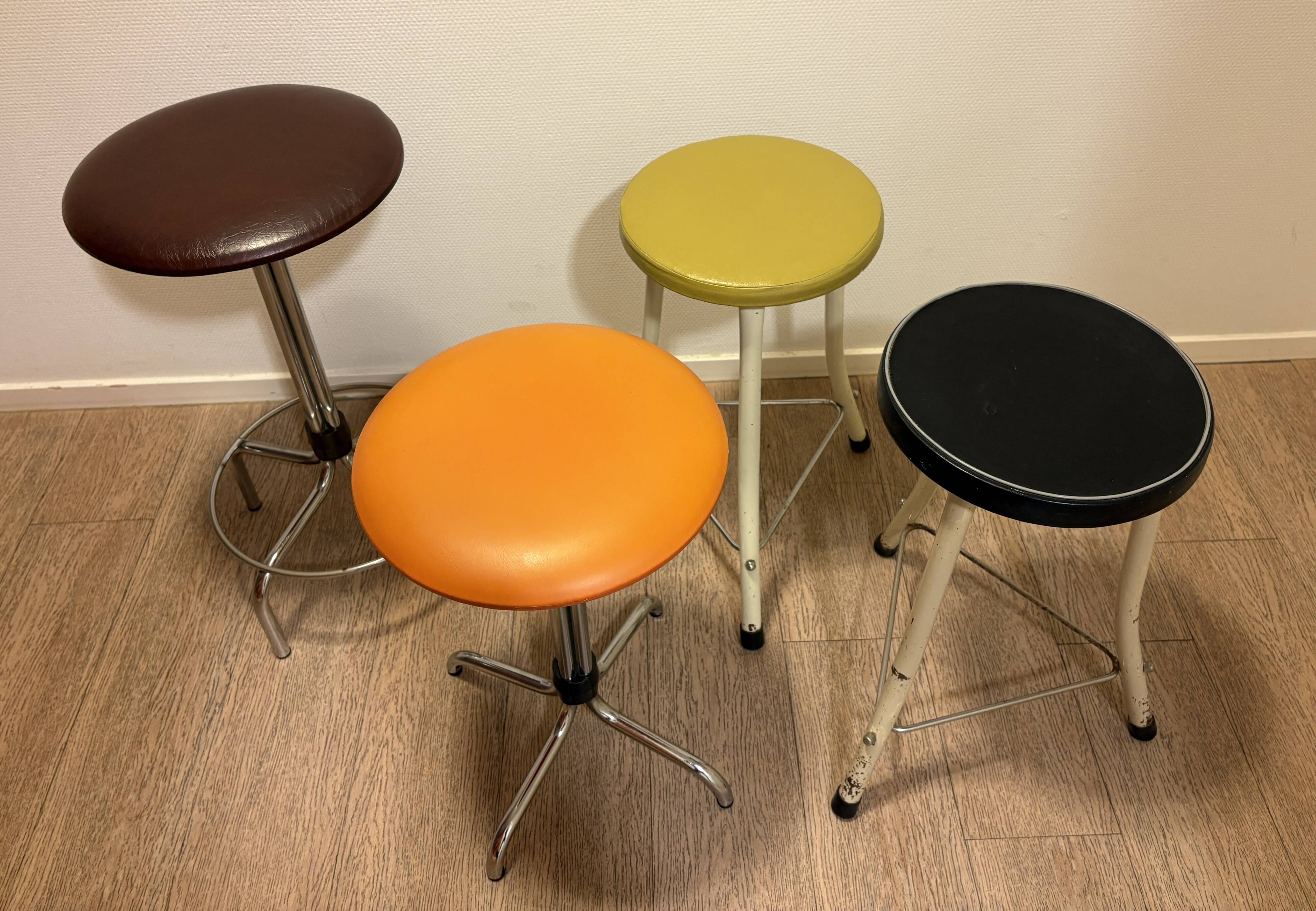 Orange Brabantia stool