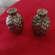 Pair of pineapple salt and pepper shakers, Italy, 1970s, Mauro Manet