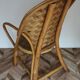 Vintage chestnut wood child chair