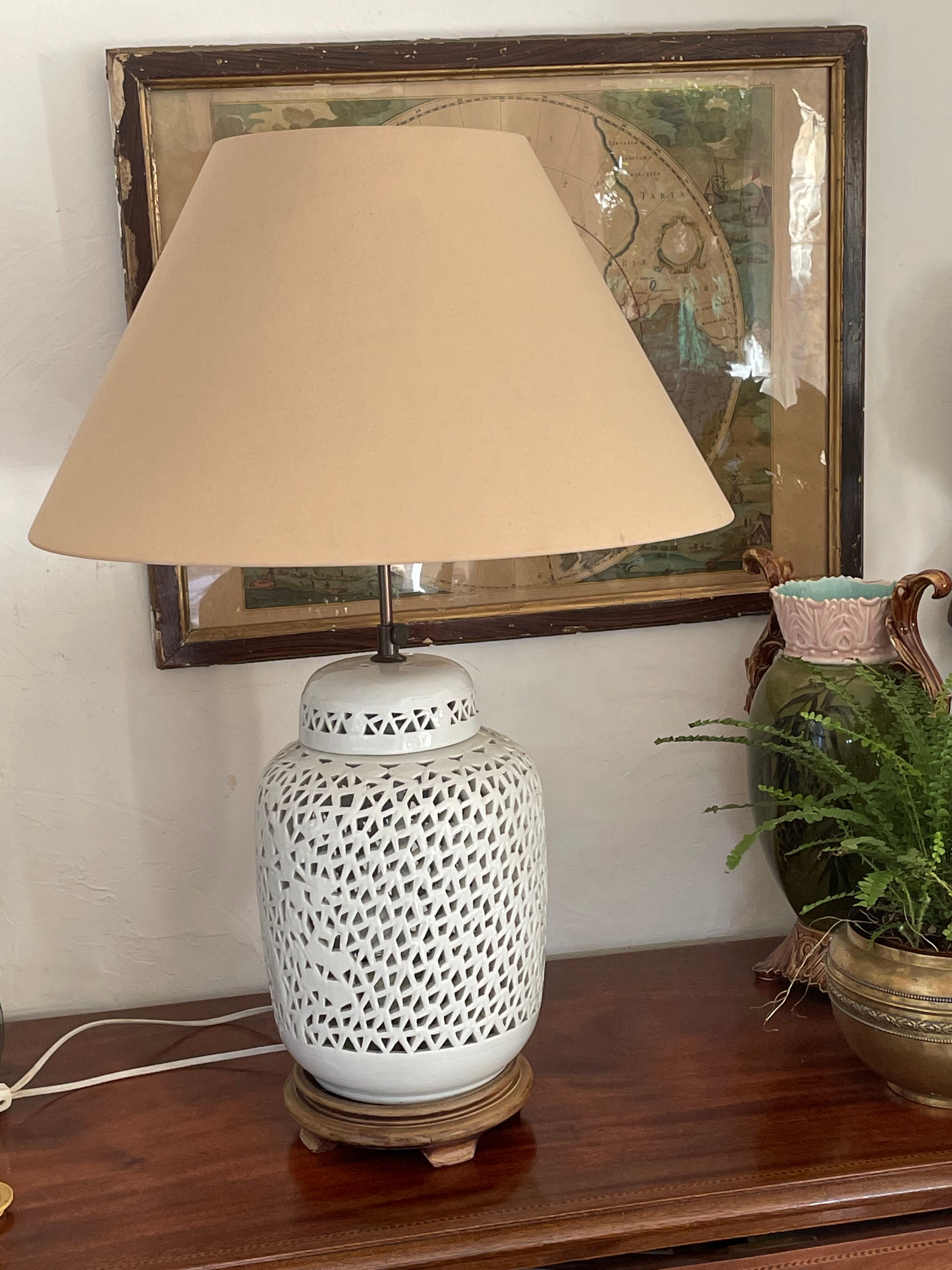 Vintage ceramic lamp