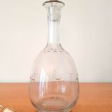 Vintage etched glass carafe
