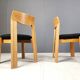 Vintage brutalist dining chairs, set of 6