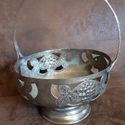 Vintage metal stand cup