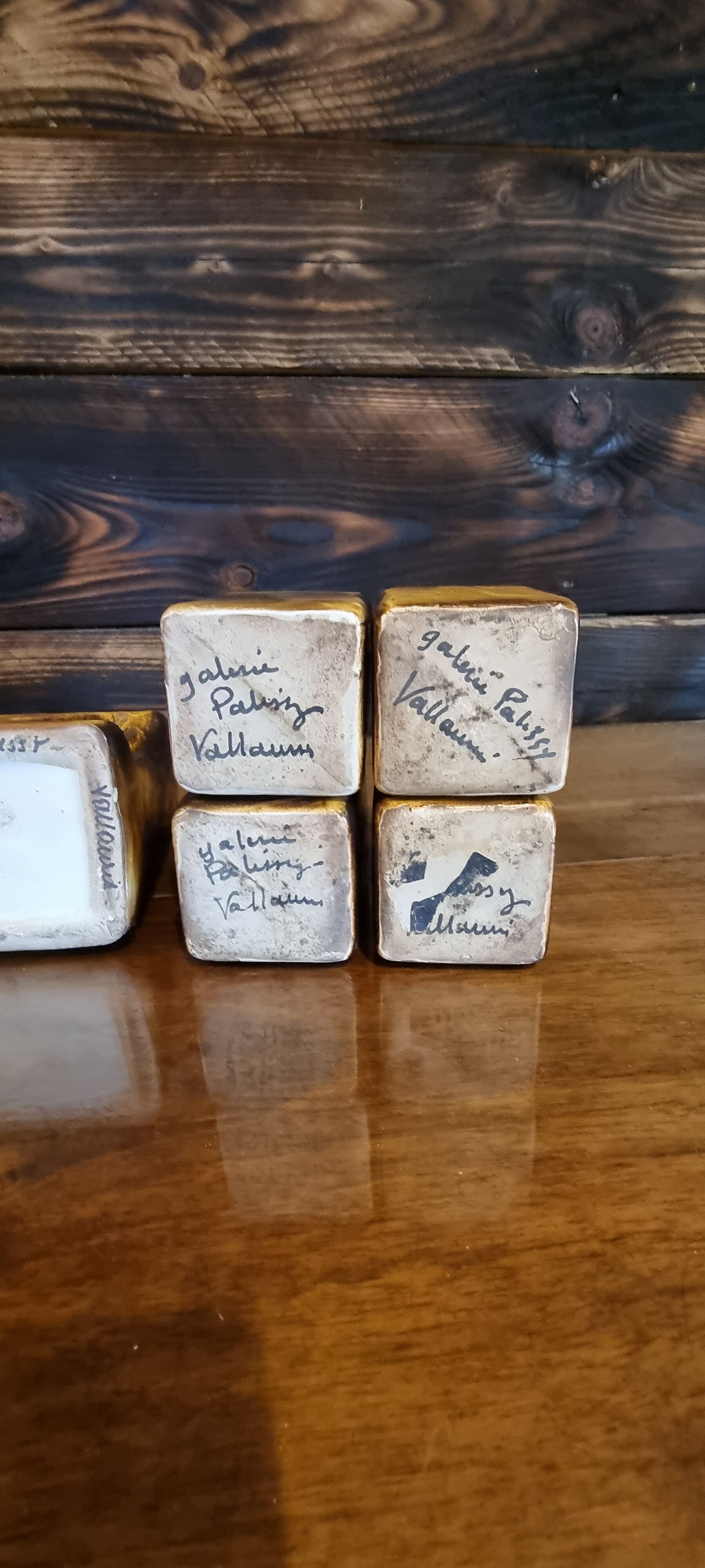 Pitcher and Vallauris glasses