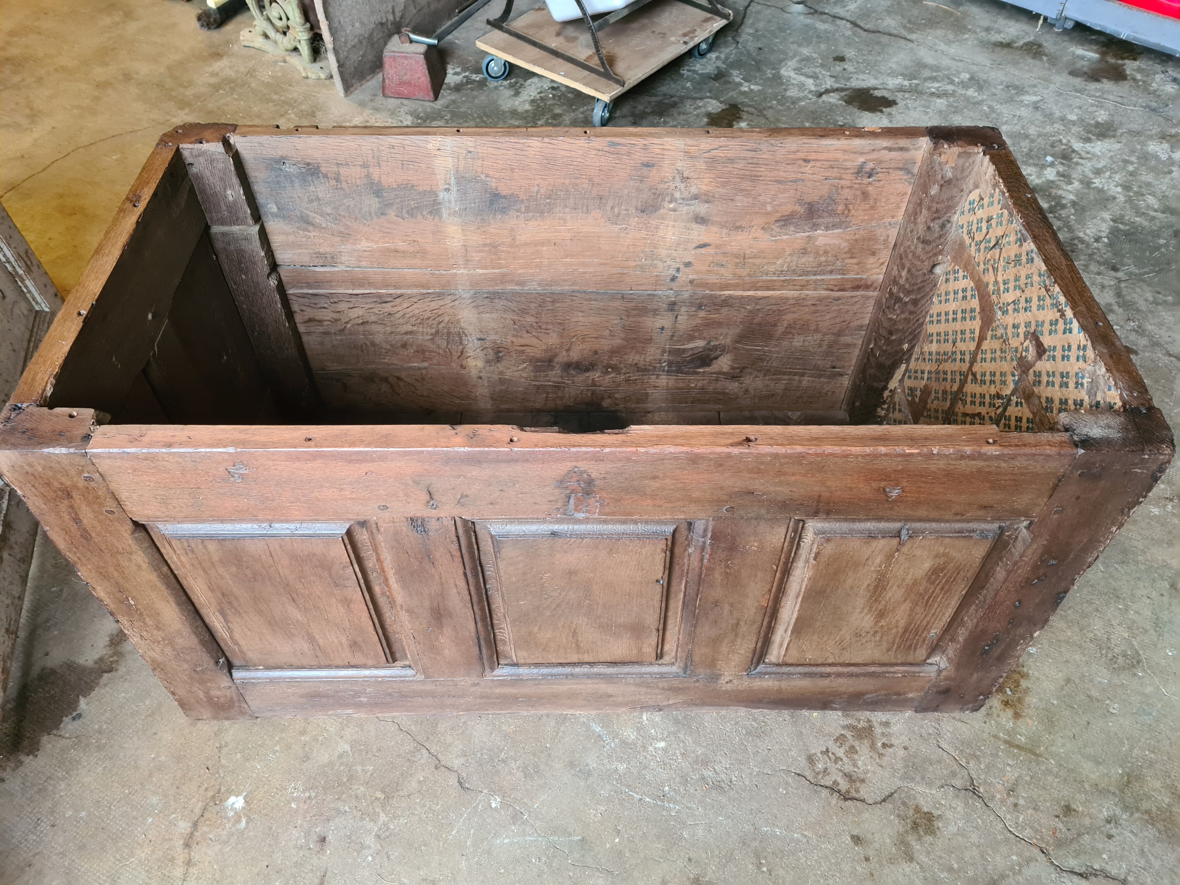 Coffre bois authentique