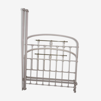 Old metal bed frame