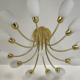 Vintage Hillebrand brass chandelier