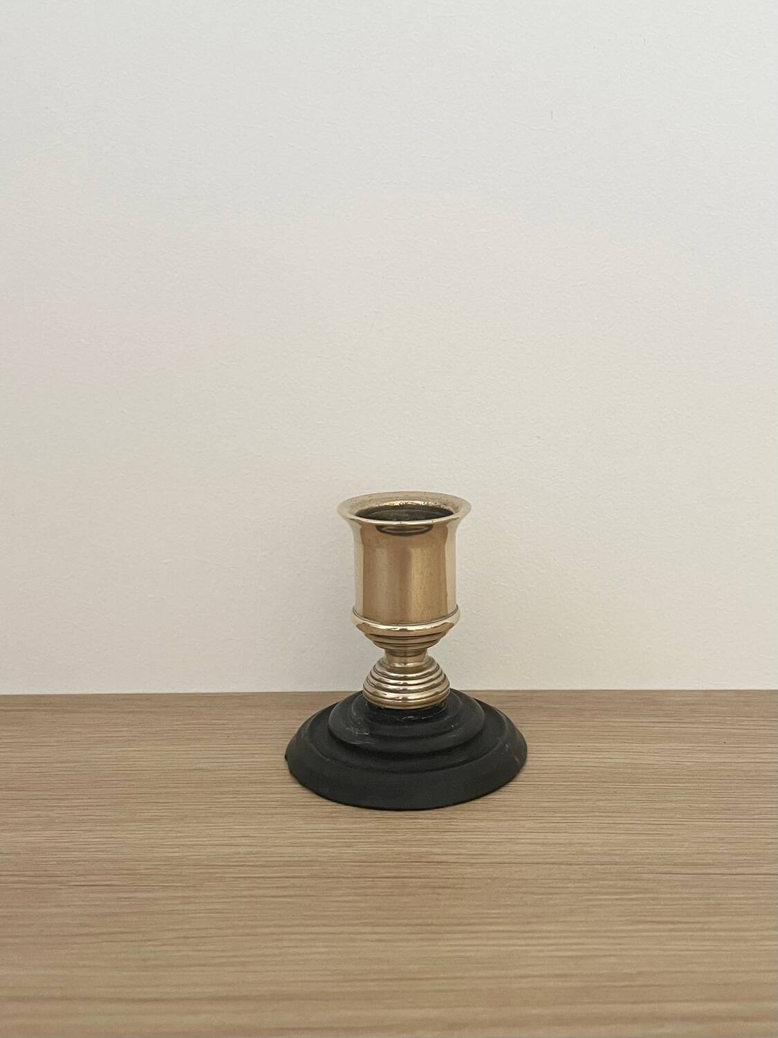 Small brass candle holder